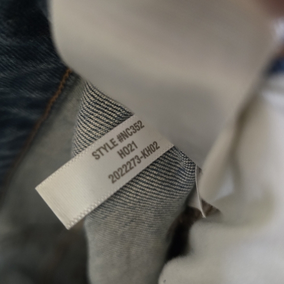 Madewell The Curvy Perfect Vintage Jeans 25 Denman Wash Distress Ripped Edition - Picture 9 of 9